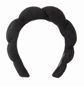 Bandeau de spa confortable en éponge douce, ensemble de 2 bracelets, 2 houppettes pour le lavage du visage et les soins de la peau, style européen et américain - Product Image 5