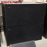 Double caisson de basses de 18 pouces, super caisson de basses avec haut-parleur Beast Audio pour système de sonorisation de concert en plein air
