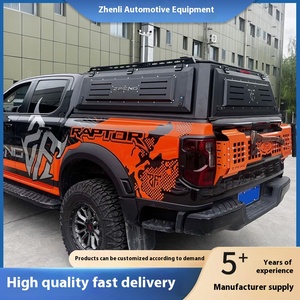 Capote rigide pour <span class=keywords><strong>Ford</strong></span> <span class=keywords><strong>Ranger</strong></span> <span class=keywords><strong>Raptor</strong></span> F-150 - Alliage d'aluminium imperméable à l'eau, quatre portes, haute protection - Product Image 2