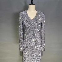 Robe de Soirée Sirène Noire et Or sur Mesure, Paillettes Champagne, Élégante Robe de Bal pour Femme, Meilleure Vente