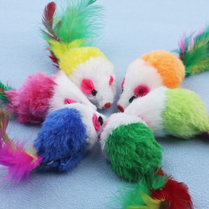 Colorful plush <b>mouse</b> <b>cat</b> <b>toy</b>, perfect for self-entertainment, scratching and biting, realistic plush <b>mouse</b>, a must-have <b>cat</b> <b>toy</b>. - Product Image 3