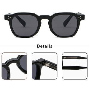 Gafas de Sol Cuadradas HBK Classic con Marco Grueso y Protección UV400, Unisex, Patillas de Propionato, Estilo Retro, Modelo K39769 - Product Image 5