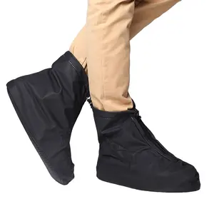 Capas de sapato em PVC para trabalho agrícola, com bico de borracha para trabalho agrícola, à prova d'água e chuva, de alta qualidade, até o joelho, meia altura, com bico