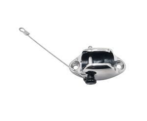 Herrajes para Barcos y Yates: Bisagra de Empotrar Premium con Rótula Giratoria de Acero Inoxidable 316 para Toldo Bimini Marino, 7/8 Pulgadas - Product Image 1