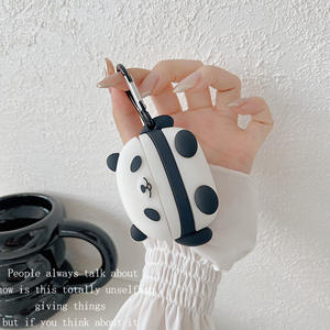 Mignon dessin animé 3D Silicone <span class=keywords><strong>Panda</strong></span> en vrac vente en gros 2e 3e génération luxe personnalisé étuis pour écouteurs pour <span class=keywords><strong>Airpods</strong></span> 1 2 3 Pro 2 étui - Product Image 6