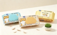 Lingettes pour bébé bio en gros, lingettes nettoyantes écologiques à base de plantes pour peaux sensibles