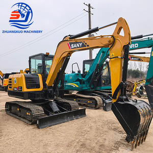 Sany รถขุดขนาดกะทัดรัด SY60C 6ตันรถตีนตะขาบขนาดเล็กมือสองรถขุด SY60 SY60C SY60CPro - Product Image 2