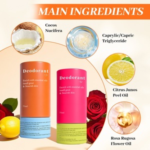 YURHERSU corps déodorant baume déodorant solide longue durée hydratant parfum bâton papier Tube emballage conteneur - Product Image 3