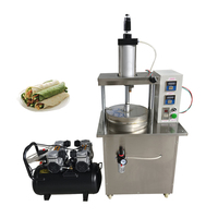 Tortilla Manual Roti Making Machine Suppliers Mexican Tortilla Make Machine with Baking Big Tortilla Making Machine