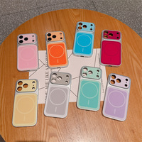 Funda Protectora Magnética de Lujo para Teléfono Móvil, de Doble Color, Material PC, para iPhone 18 17 16 15 14 13 Pro Max