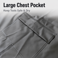 Pantalon de travail imperméable en PVC, pantalon de pluie, épaisseur 0,5 mm, robuste, usage commercial, aquaculture, par temps intempéries