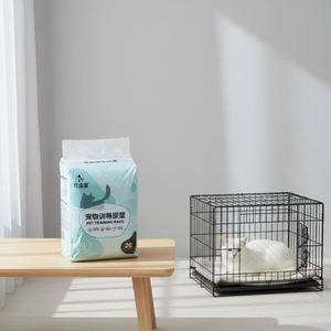 L'usine propose des coussinets biodégradables pour chiens à prix abordable, super absorbants pour l'urine canine et les animaux de compagnie. - Product Image 3