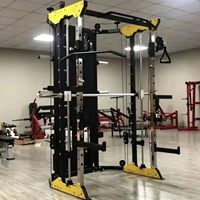 ST-8095 Smith Machine Station de musculation multifonctionnelle à empilement de poids, entraîneur fonctionnel à charges par broches pour club de fitness