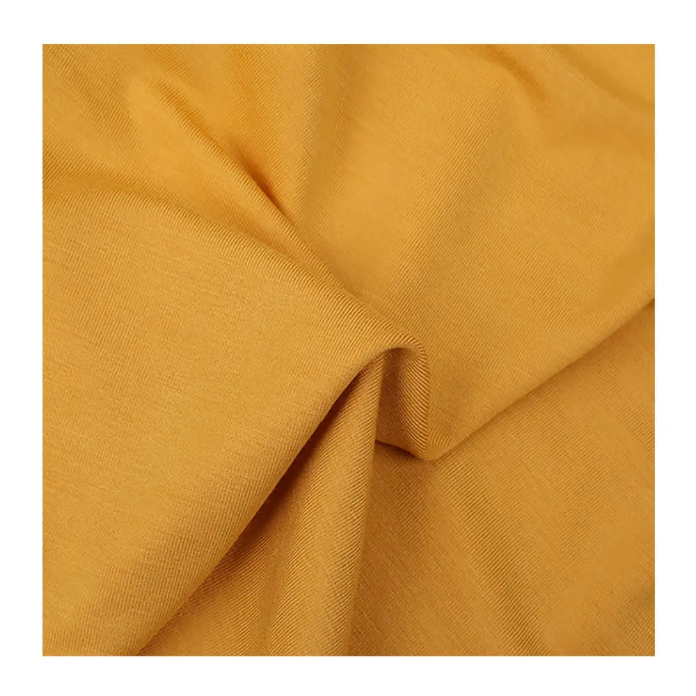 Reasonably Price Rayon Plain Stretch Siro Spun Single Jersey Knitted Fabric For T-Shirt Fabric Underwear