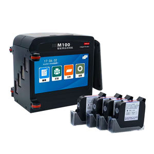 DMX大判ハンドヘルドインクジェットプリンター100mm印刷高さTijインテリジェントバッチ番号プラスチック金属有効期限プリンター - Product Image 4