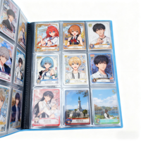 Carpeta Personalizada con Logotipo para Tarjetas Coleccionables, Álbum de Tarjetas de Juego con 9 Bolsillos para Guardar Tarjetas PP