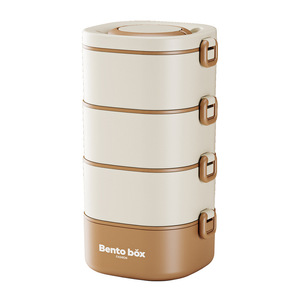 Bento <b>Box</b> Stainless Steel Insulated <b>Lunch</b> <b>Box</b> Airtight Portable For Office Students - Product Image 2