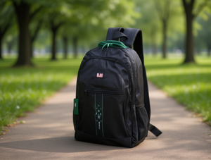 Zaino da Uomo in Tessuto Composito 20-37L con Chiusura a Cerniera Stile Casual - Product Image 2