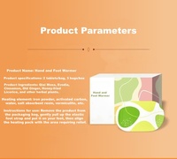 Chauffe-pieds adhésifs, chauffe-pieds à base de plantes emballés individuellement pour favoriser la circulation sanguine et garder au chaud
