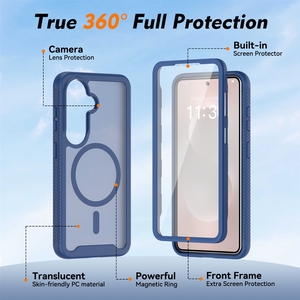 Convient pour l'écran mat S26ultra avec <span class=keywords><strong>coque</strong></span> magnétique pour téléphone S24plus et protection anti-chute S25 étoilée - Product Image 3