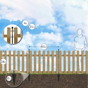 Panel de valla de madera de cedro Yardlink No-Dig - Product Image 4