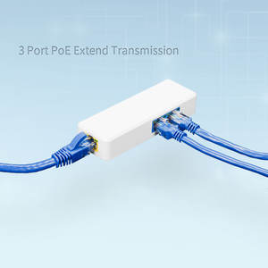 Longue Distance De Transmission <span class=keywords><strong>Ethernet</strong></span> Étanche <span class=keywords><strong>3</strong></span> Ports PoE Extender Extérieur 10M 100M Support <span class=keywords><strong>IEEE802</strong></span>.3af/à - Product Image 6