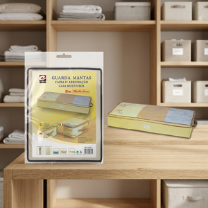 Set di 6 Sacche per Conservazione Piumini in Tessuto Non Tessuto Antipolvere Minimaliste Mnj, Tipo a Compressione per Protezione Biancheria da Letto, 100x45x15cm - Product Image 3