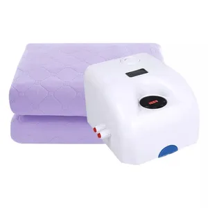 Wholesale Luxury Grey Polyester Customized Color Electric Blanket Water Heating Blanket