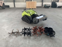 Robot Pemotong Rumput Hutan 80cm, Mesin Pemotong Rumput Mini Kendali Jarak Jauh, Pemotong Semak, Mesin Pemotong Rumput Flail