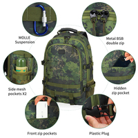 Sac à dos tactique personnalisable Sac Molle léger de grande capacité pour randonnée en plein air escalade camping