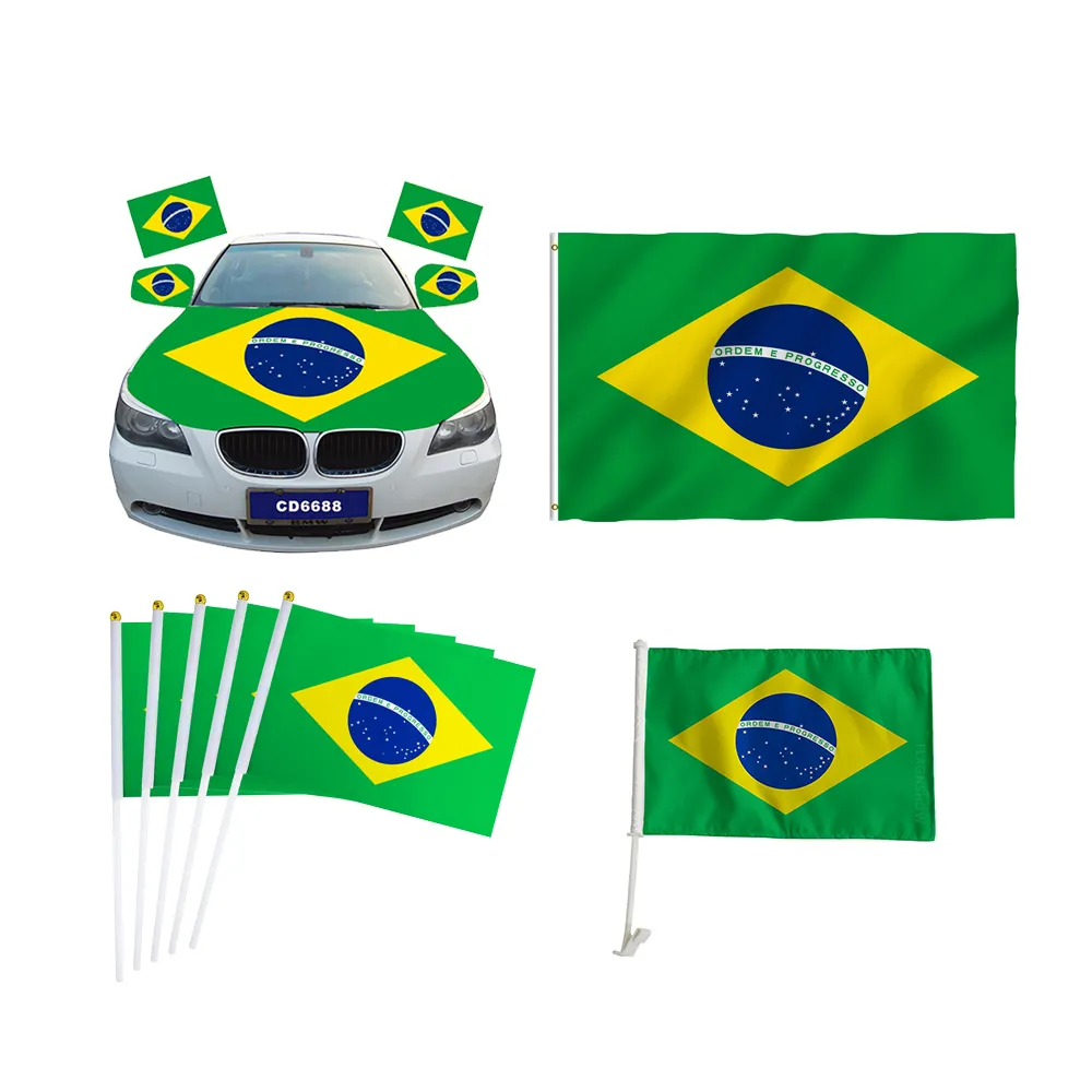 Bolisi 90x150 cm Polyester Imprimir Bandeira do La Bandera de Brasil Flagge 3 x5ft Brasilien Flagge