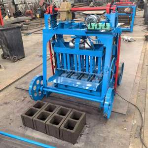 WJ 4-45 idraulico Mobile mattone che fa macchina-portatile blocco di cemento produttore con alta efficienza - Product Image 3