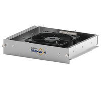 RDEKONO Nouveau filtre à air en aluminium haute performance Schroff pour systèmes CompactPCI et VME 64x, boîtier de contrôle 24579-033, ventilateur 1U