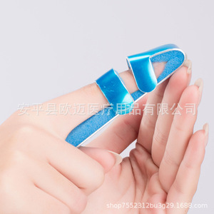 Attelle de fixation pour fracture du doigt, manchon de maintien pour doigt, fixateur d'extension articulaire, manchon en alliage d'aluminium pour doigt - Product Image 1