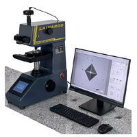 Control de prueba multipunto por software, probador de dureza Vickers con enfoque automático XYZ, alta producción, carrera XY de 50mm*50mm