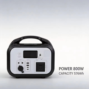 800W Portable Power Station 110V/220V, LiFePO4 Solar <b>Generator</b> MPPT for Home Backup <b>Camping</b> - Product Image 1