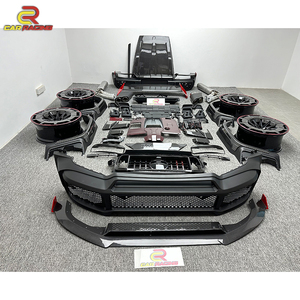 Bộ body kit chất lượng cao bằng sợi carbon khô kiểu R Style W463A G63 dành cho xe Benz G-Wagon W464 G63 G500 G550 2019-2024 - Product Image 5