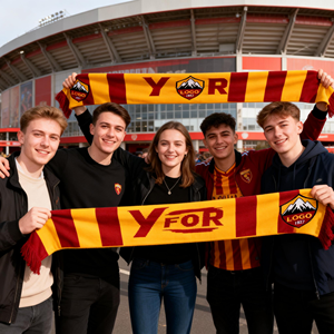 Bufanda de Fútbol Personalizada al <span class=keywords><strong>por</strong></span> Mayor Directamente de Fábrica, Bandera de Club de Fútbol para Fanáticos de Equipos Nacionales, Características Ecológicas, Regalos para Ferias Comerciales - Product Image 3