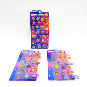 Pegatinas Decorativas para Niños, Pegatinas en Relieve 3D Personalizadas, Pegatinas de Gotas de Lluvia, Pegatinas Epoxi 3D Transparentes - Product Image 2