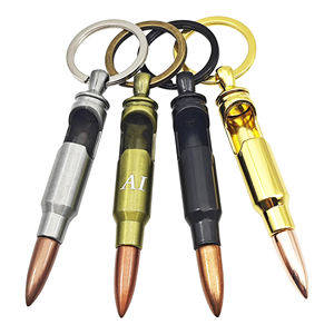 Sleutelhanger met aangepast logo, pistoolvormig, van metaal, mini-flesopener, met sleutelring, Desert Eagle pistool sleutelhouder, promotie - Product Image 6