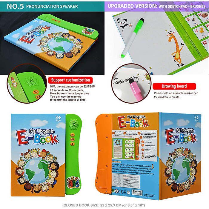 Alphabet and numbers sound book price