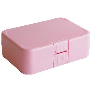 Plastic <b>Lunch</b> <b>Box</b> Rectangle Single Layer Flip Top Microwaveable Food Container - Product Image 2