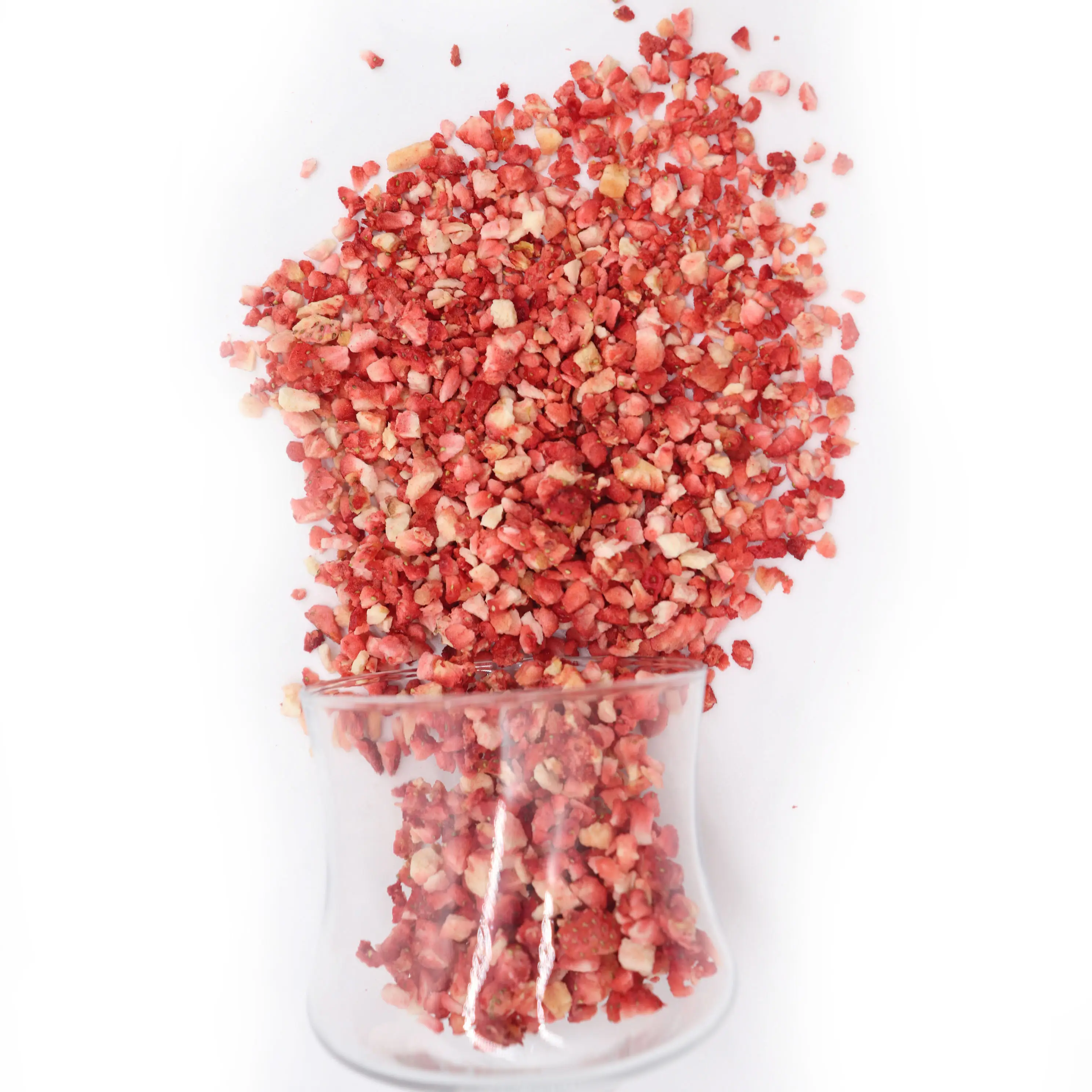 Producers Price Strawberry Flavor Sweet Strawberry Dices Raw Materials High quality Strawberry Flavor Diced For Sale