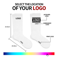 Chaussettes en coton design personnalisé Chaussettes à la mode tube avec logo brodé personnalisé pour hommes Lot de stock de chaussettes habillées Sox Crew
