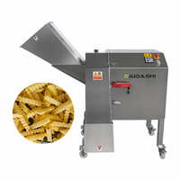 Commerciële aardappel zigzag snijmachine, aardappelchips stick snijmachine, gegolfde friet snijmachine voor golfvormige snijding