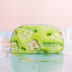 Vente en gros <span class=keywords><strong>de</strong></span> trousse <span class=keywords><strong>de</strong></span> toilette TPU tendance, pochette cosmétique <span class=keywords><strong>de</strong></span> voyage à motif animal mignon personnalisée avec fermeture à glissière durable - Product Image 5