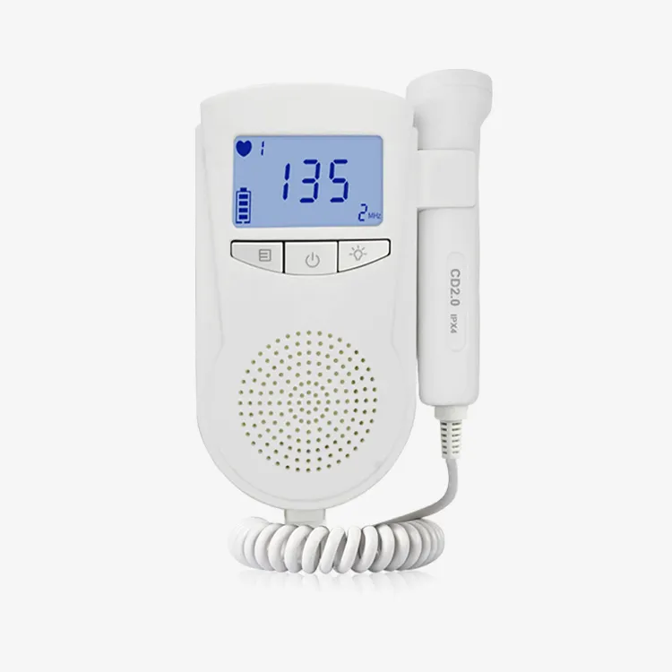 Monitor de frecuencia cardíaca fetal médico Doppler fetal para feto infantil