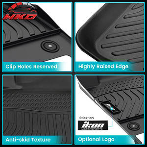 Tapis de sol TPE toutes saisons pour Genesis GV60 5 places 2023-2025, 3 pièces, 3D moulés, imperméables - Product Image 3