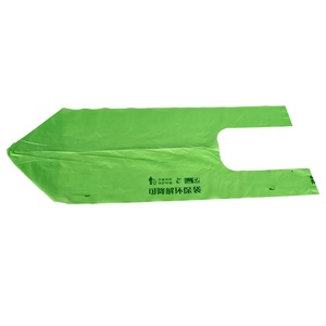 Factory customized printed logo 100% biodegradable & compostable 5L kitchen tidy bin liners