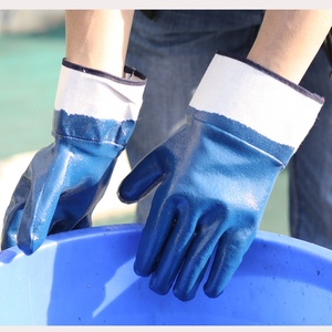 Guantes de Trabajo de Nitrilo Azules NMsafety para Minería, Guantes de Seguridad para la Construcción - Product Image 2